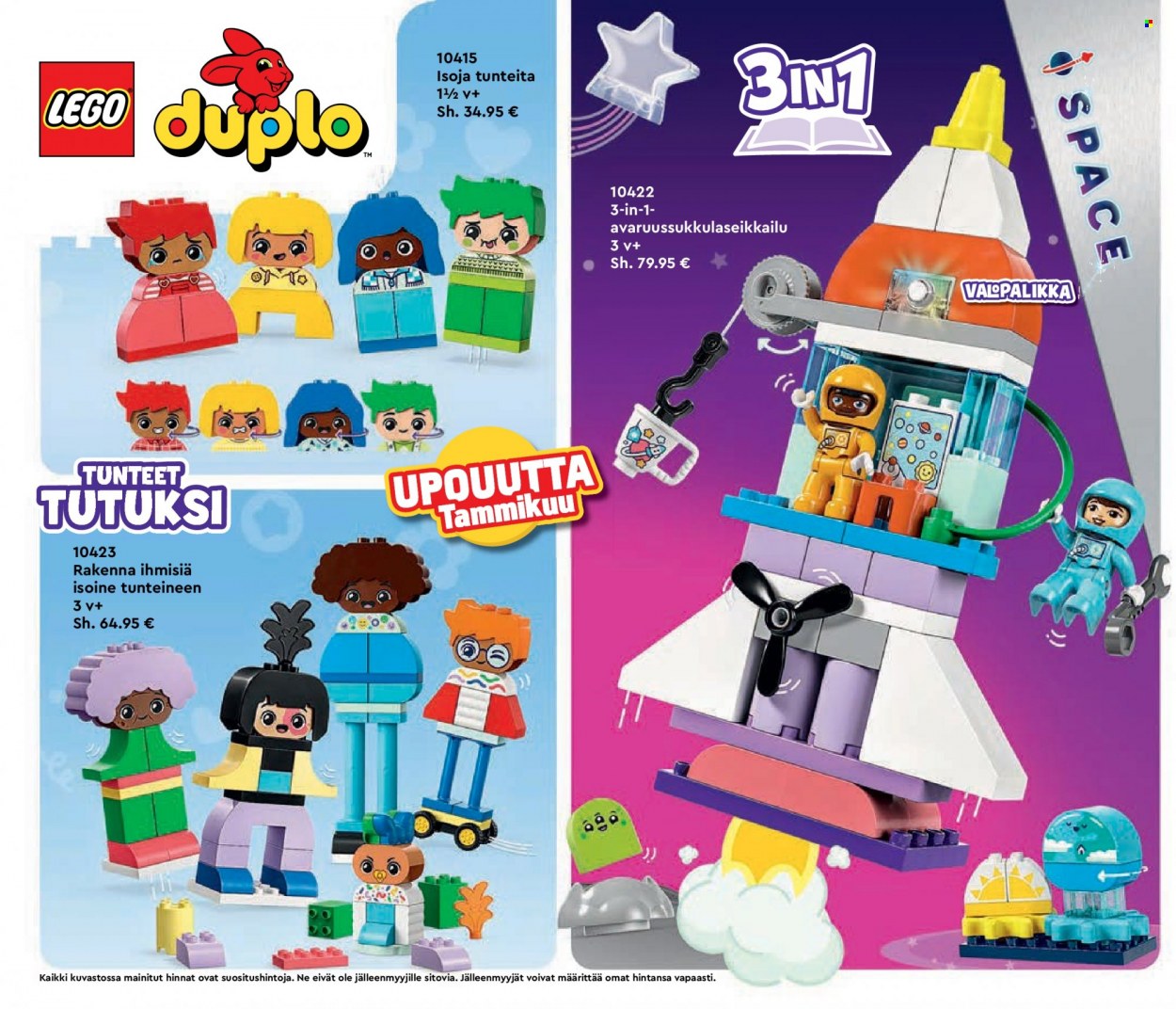 thumbnail - Tokmanni tarjoukset  - Tarjoustuotteet - LEGO, LEGO Duplo. Sivu 8.
