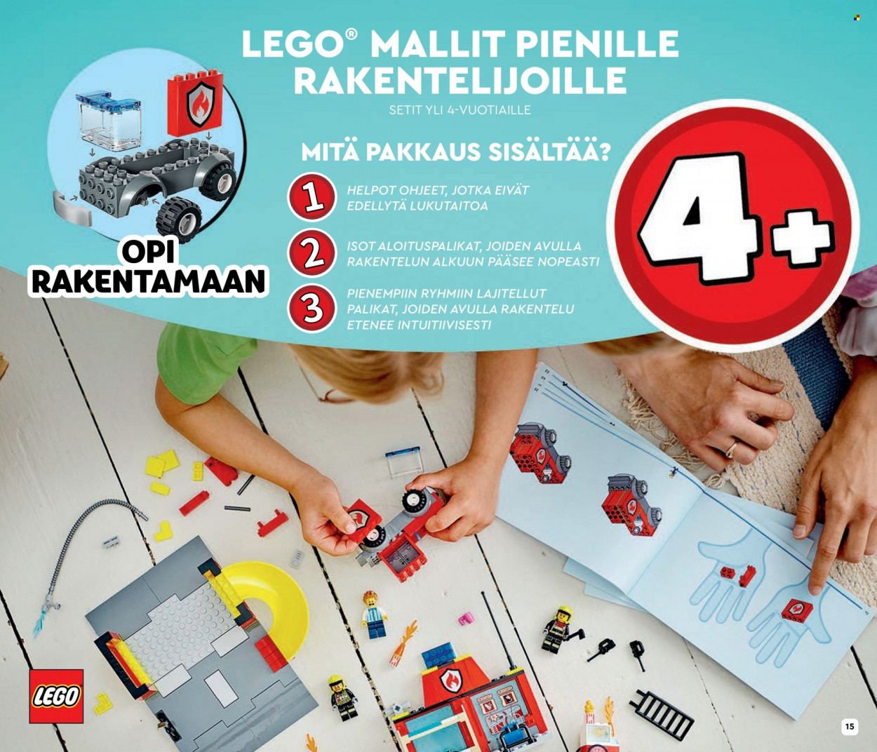 thumbnail - Tokmanni tarjoukset  - Tarjoustuotteet - LEGO. Sivu 15.