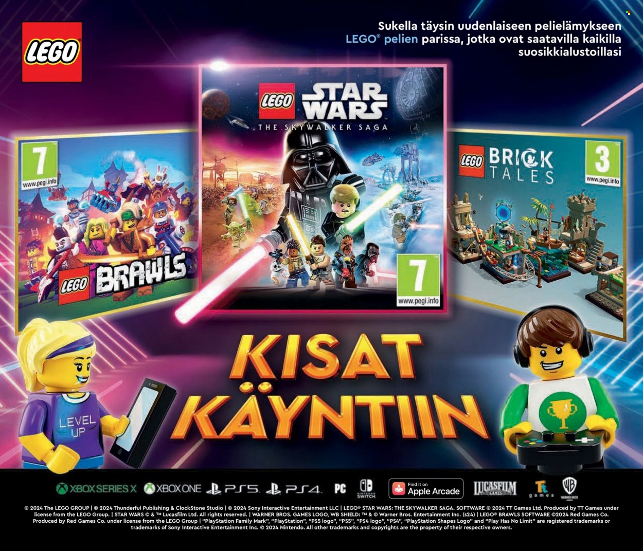 thumbnail - Tokmanni tarjoukset  - Tarjoustuotteet - LEGO, Sony, PS5, PS4, tt. Sivu 46.