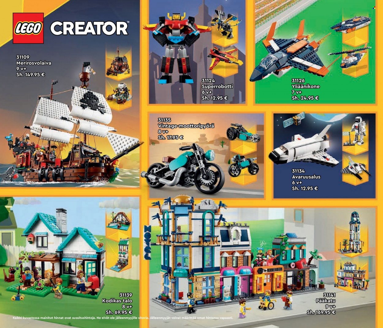 thumbnail - Tokmanni tarjoukset  - Tarjoustuotteet - LEGO, LEGO Creator. Sivu 48.