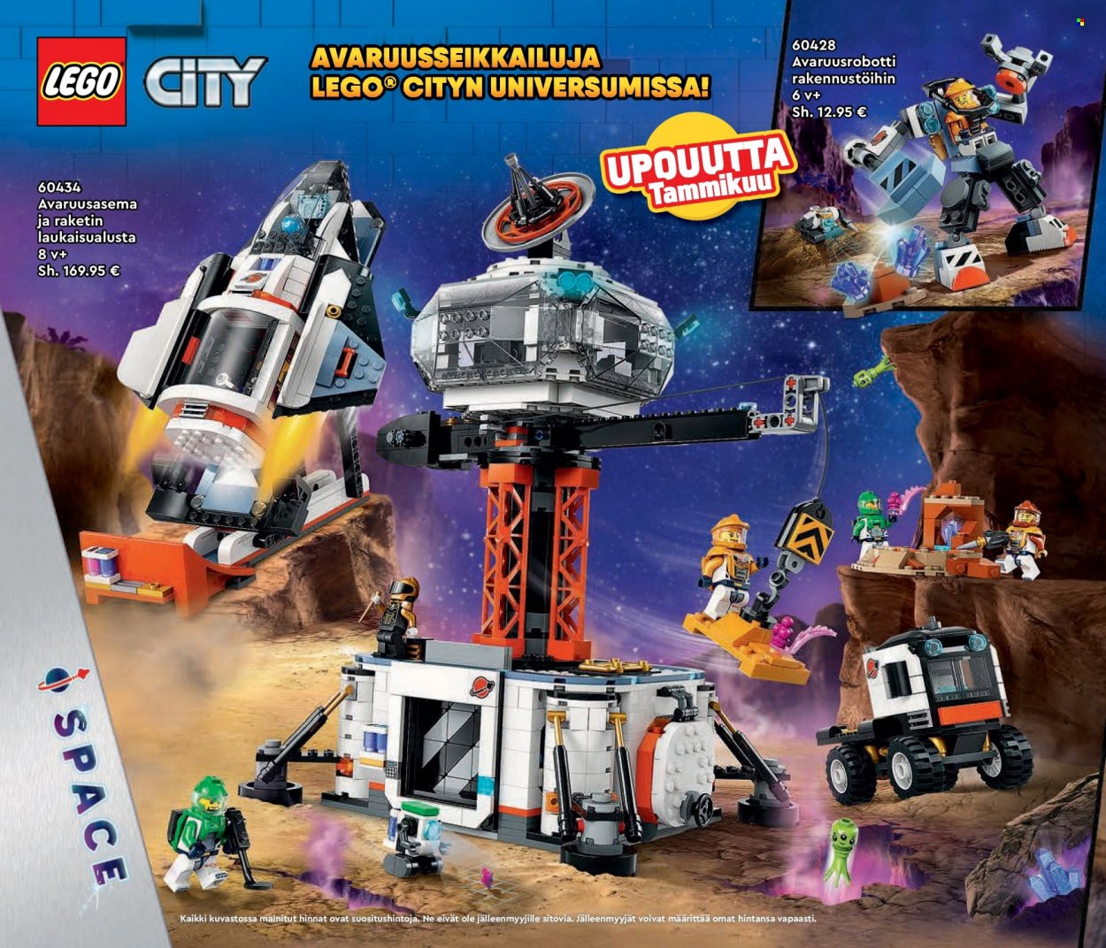thumbnail - Tokmanni tarjoukset  - Tarjoustuotteet - LEGO, LEGO City. Sivu 52.