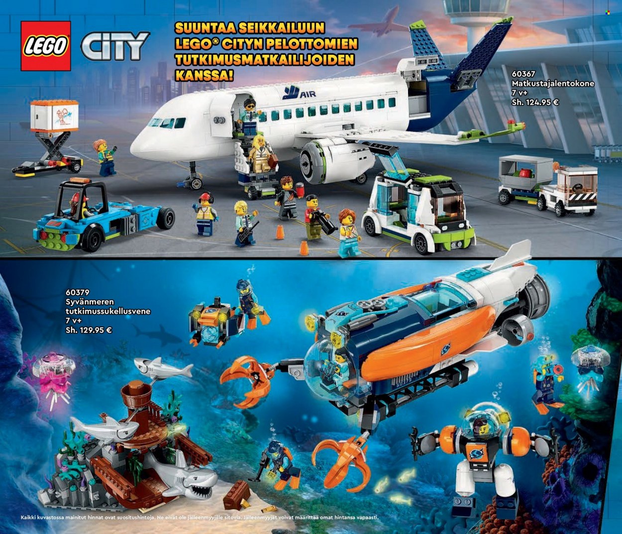 thumbnail - Tokmanni tarjoukset  - Tarjoustuotteet - LEGO, LEGO City. Sivu 60.