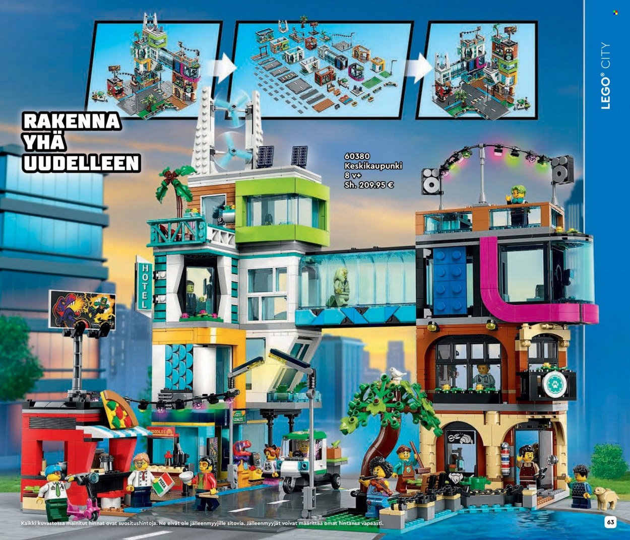 thumbnail - Tokmanni tarjoukset  - Tarjoustuotteet - LEGO. Sivu 63.