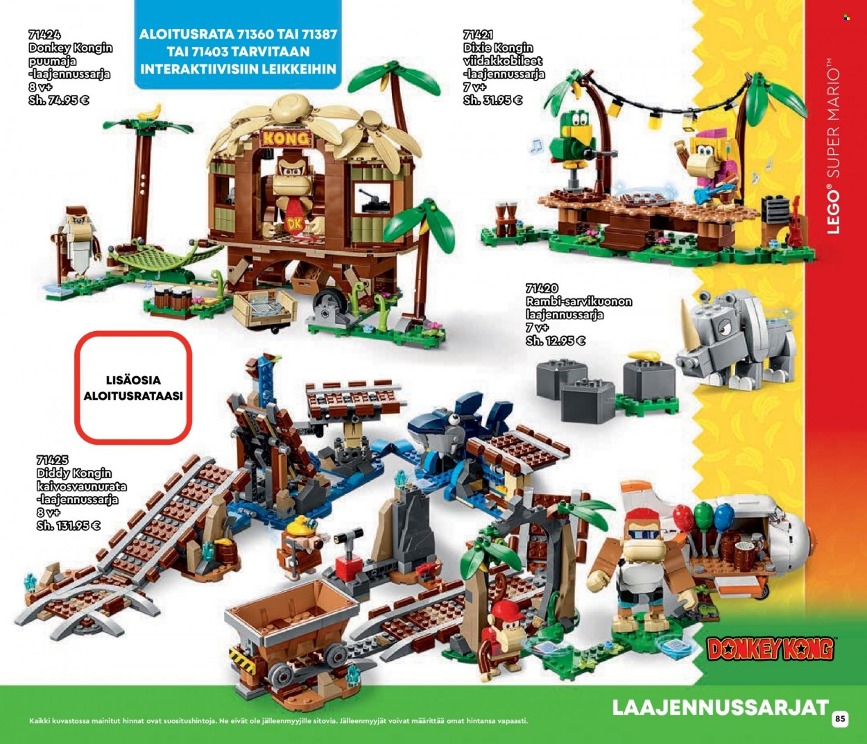 thumbnail - Tokmanni tarjoukset  - Tarjoustuotteet - Dixie, LEGO. Sivu 85.