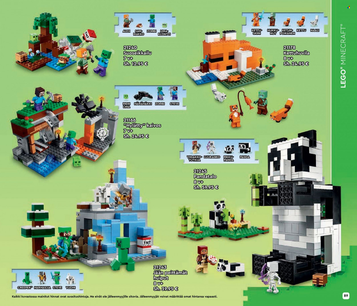 thumbnail - Tokmanni tarjoukset  - Tarjoustuotteet - LEGO. Sivu 89.