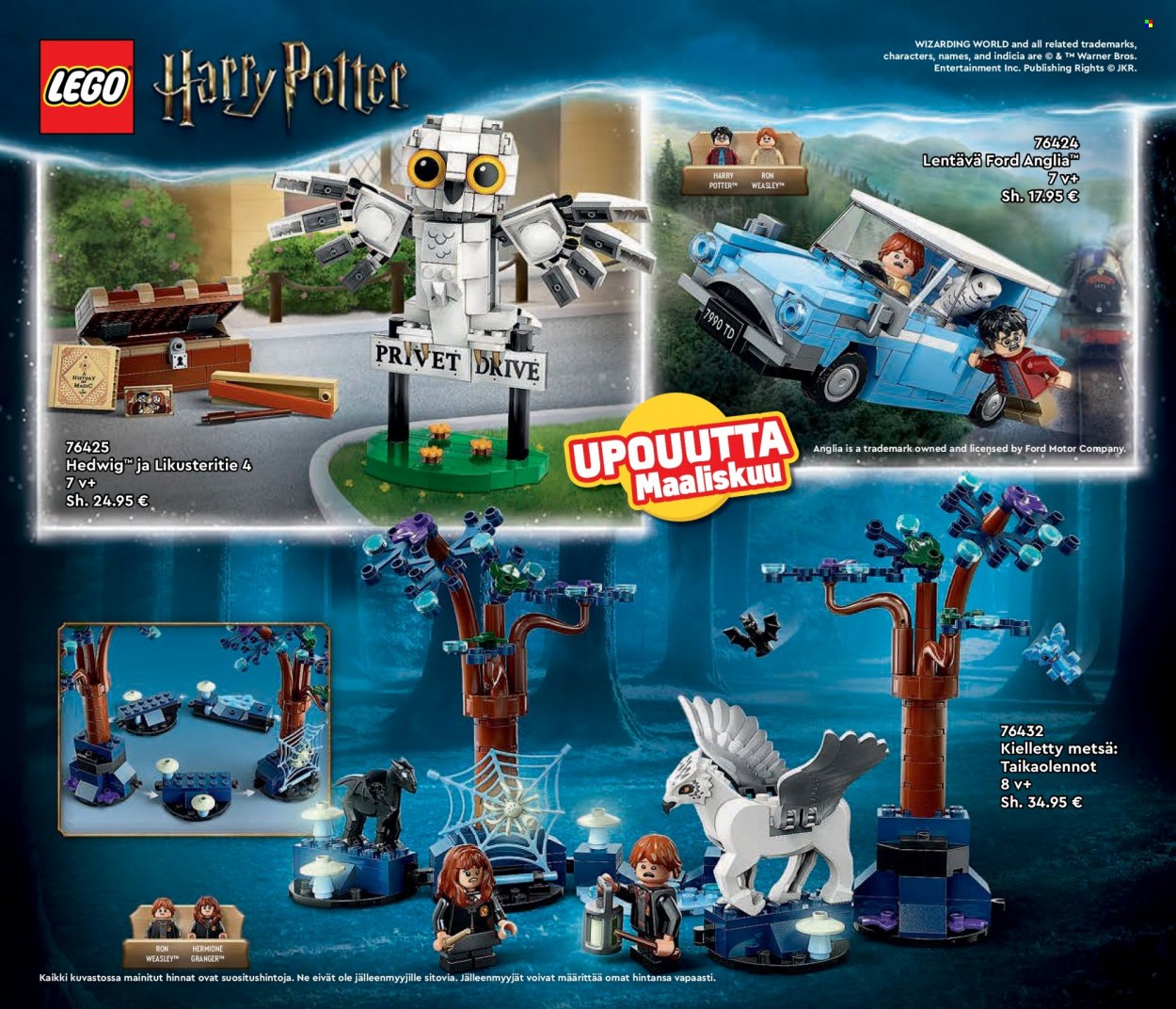 thumbnail - Tokmanni tarjoukset  - Tarjoustuotteet - Harry Potter, LEGO, LEGO Harry Potter. Sivu 94.