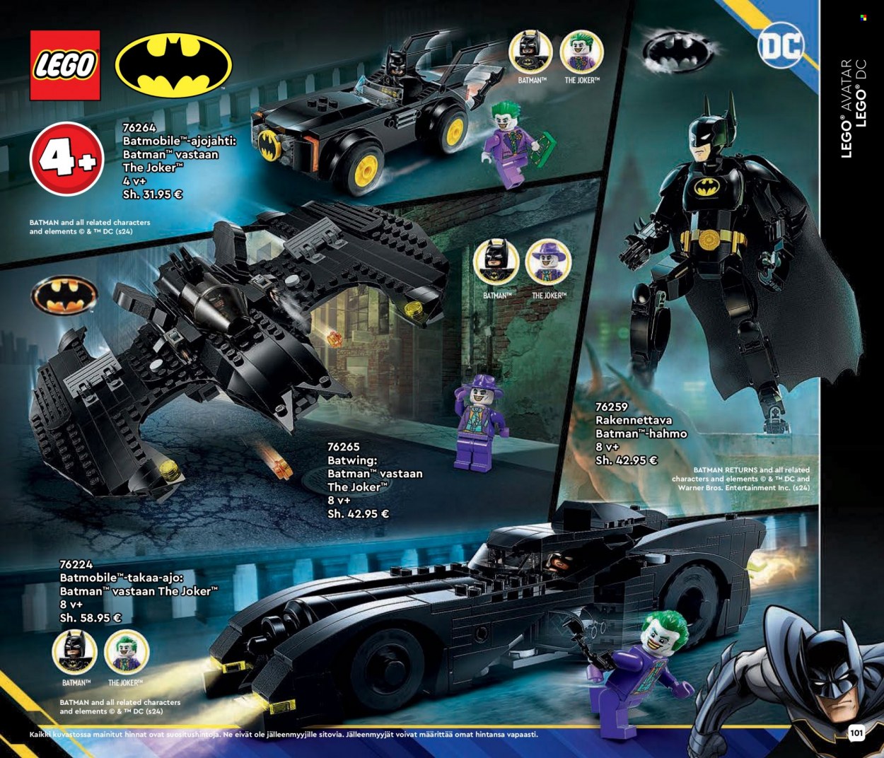 Tokmanni tarjoukset  - Tarjoustuotteet - Batman, LEGO. Sivu 101.