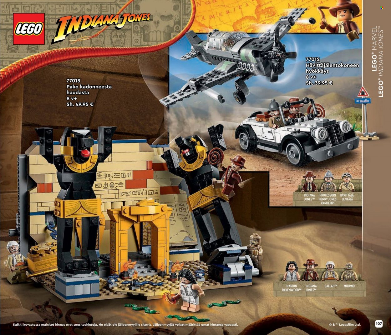 thumbnail - Tokmanni tarjoukset  - Tarjoustuotteet - Marvel, LEGO. Sivu 107.