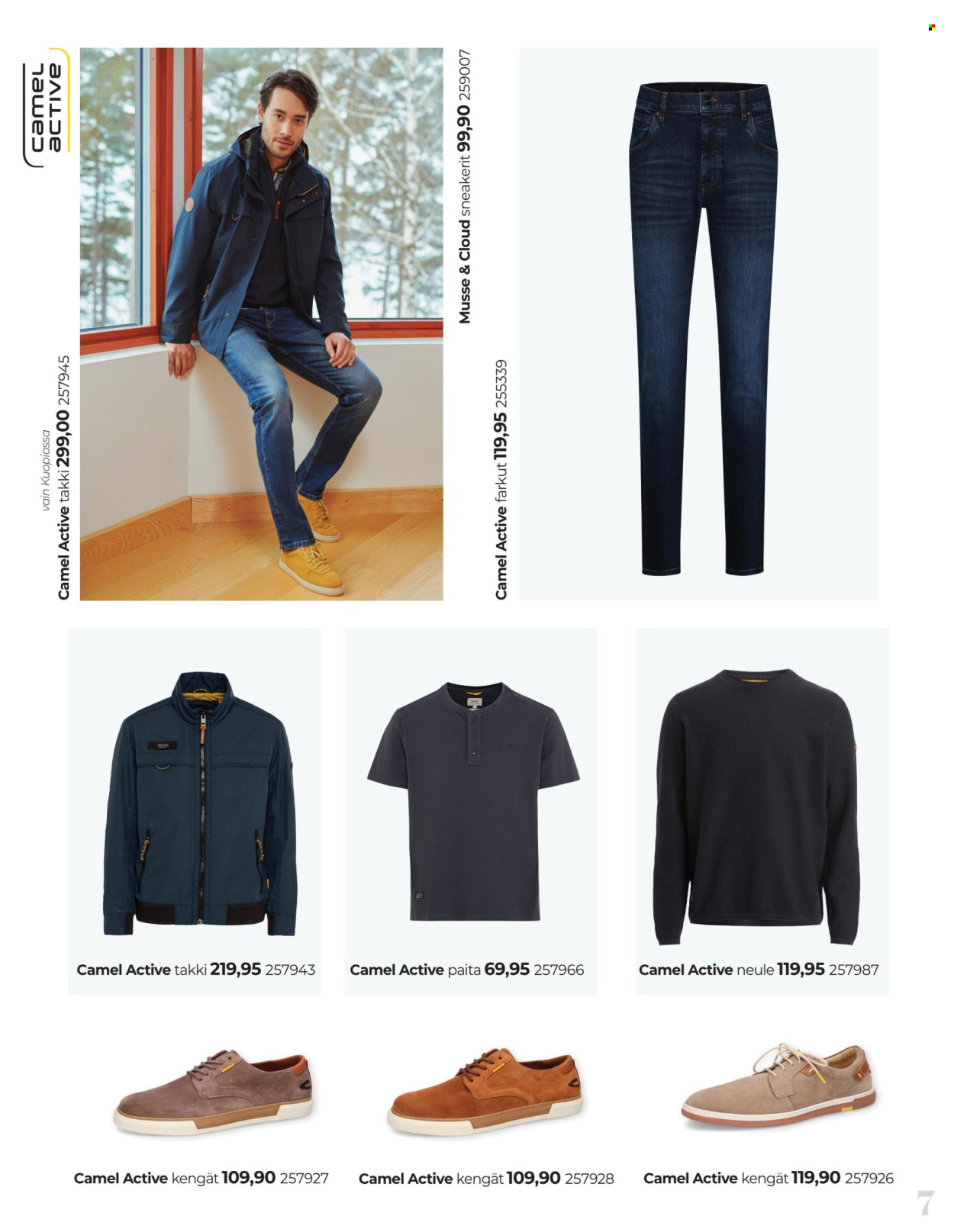 thumbnail - Carlson tarjoukset  - Tarjoustuotteet - takki, farkut, paita, neule, kengät. Sivu 7.