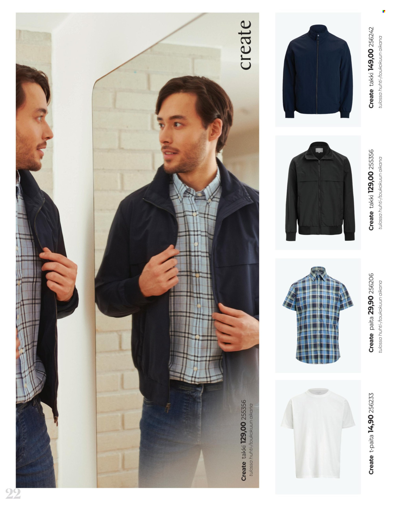 thumbnail - Carlson tarjoukset  - Tarjoustuotteet - takki, t-paita. Sivu 22.