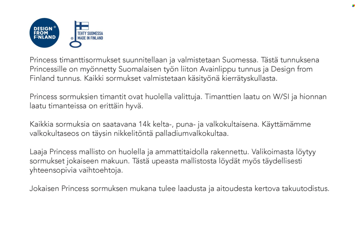 Kultajousi tarjoukset. Sivu 2