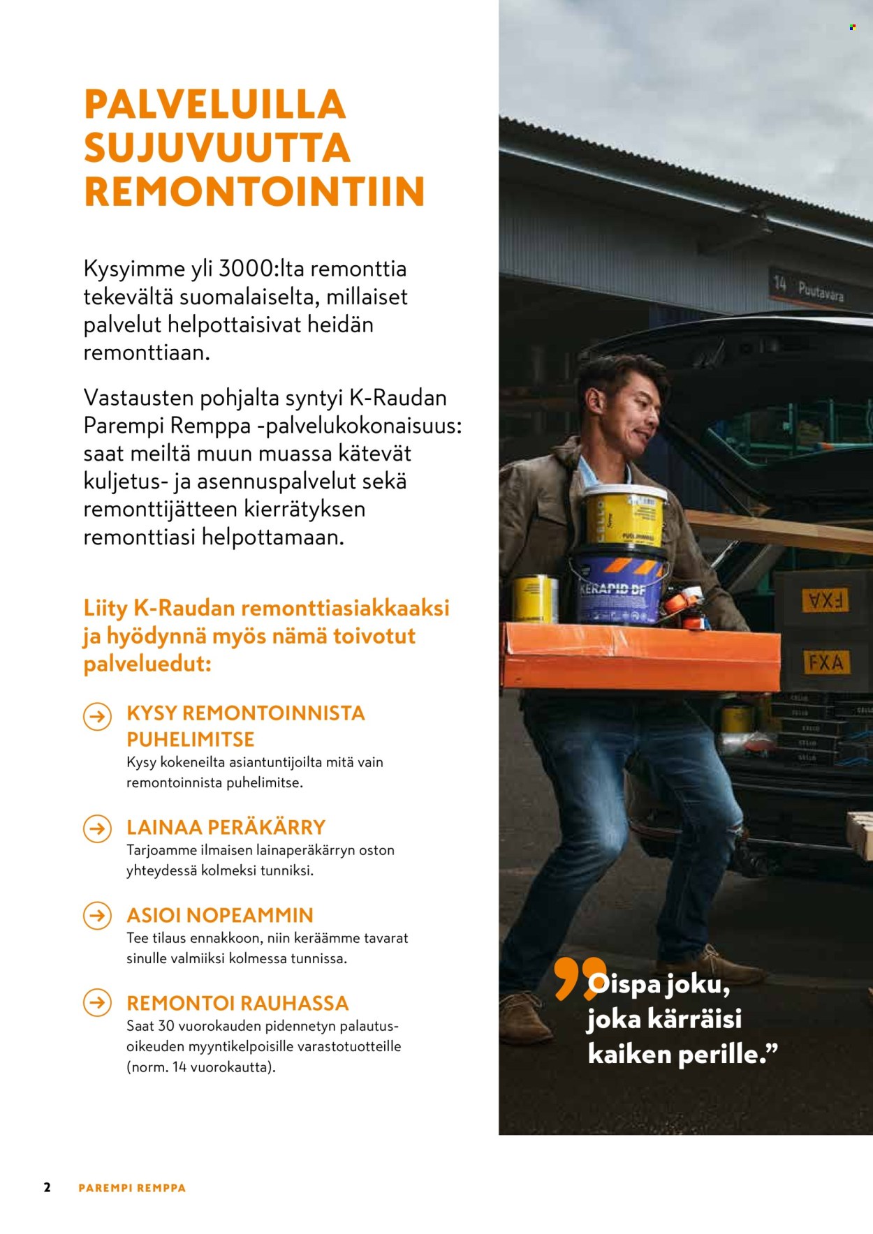 K-Rauta tarjoukset. Sivu 1