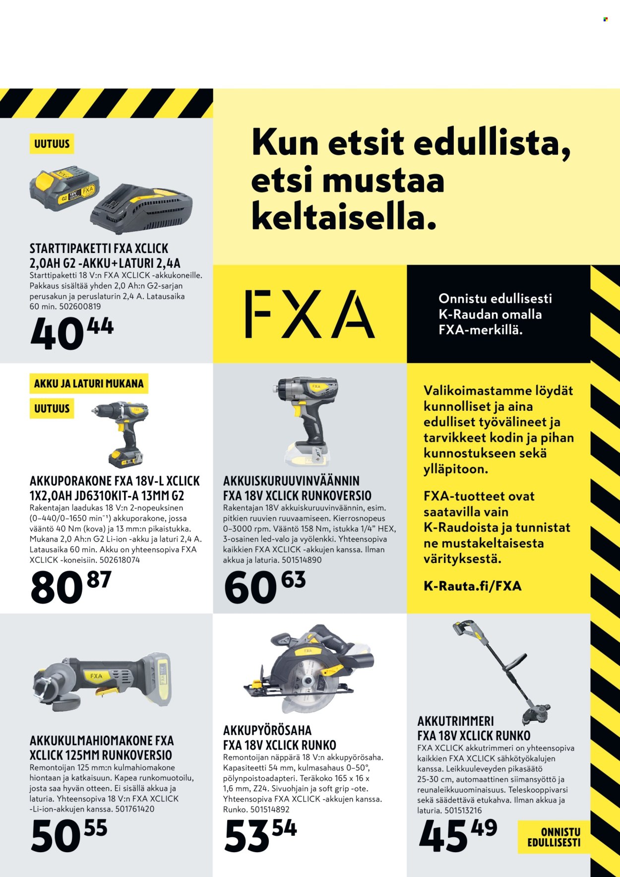 K-Rauta tarjoukset. Sivu 1