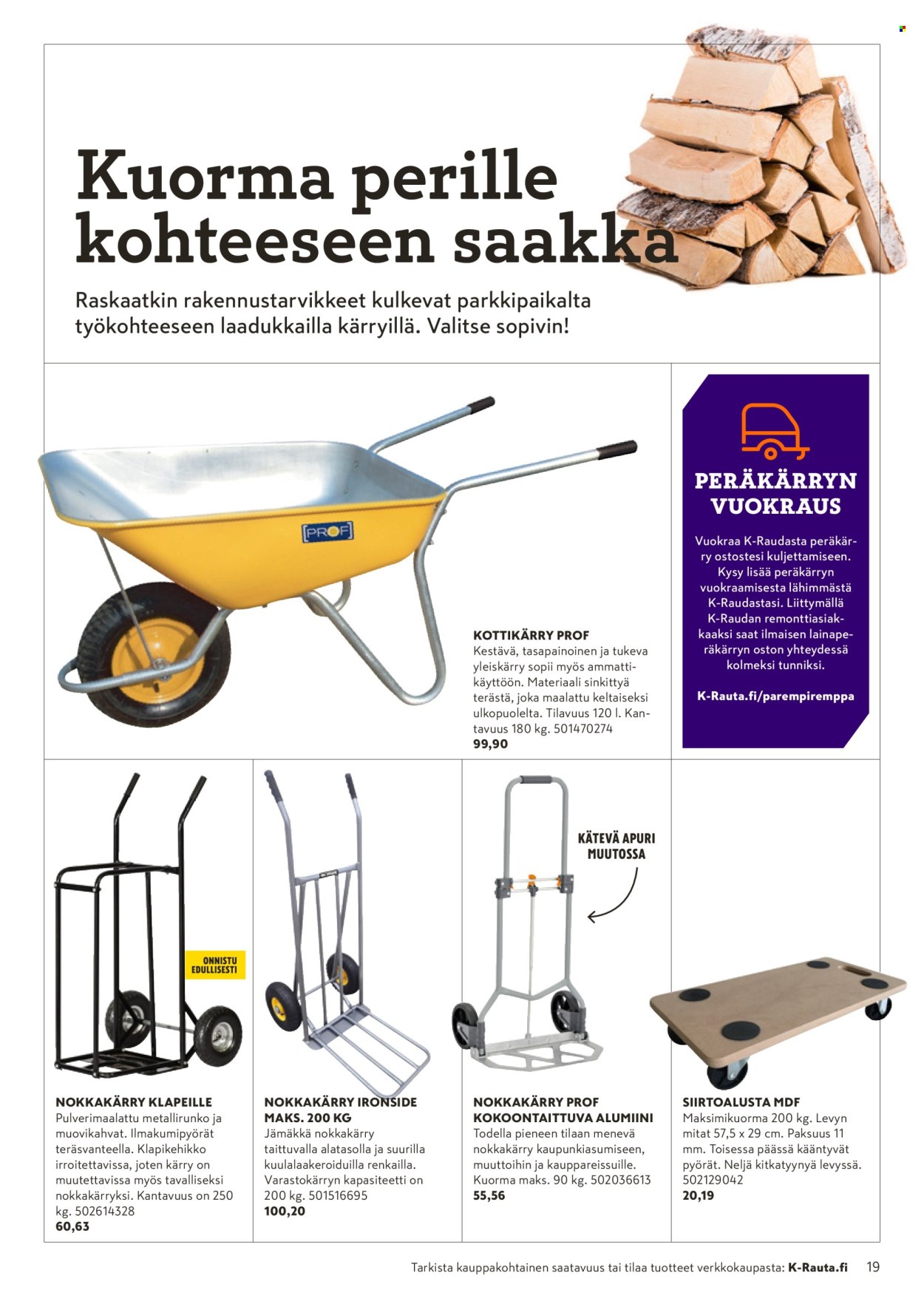 K-Rauta tarjoukset. Sivu 1