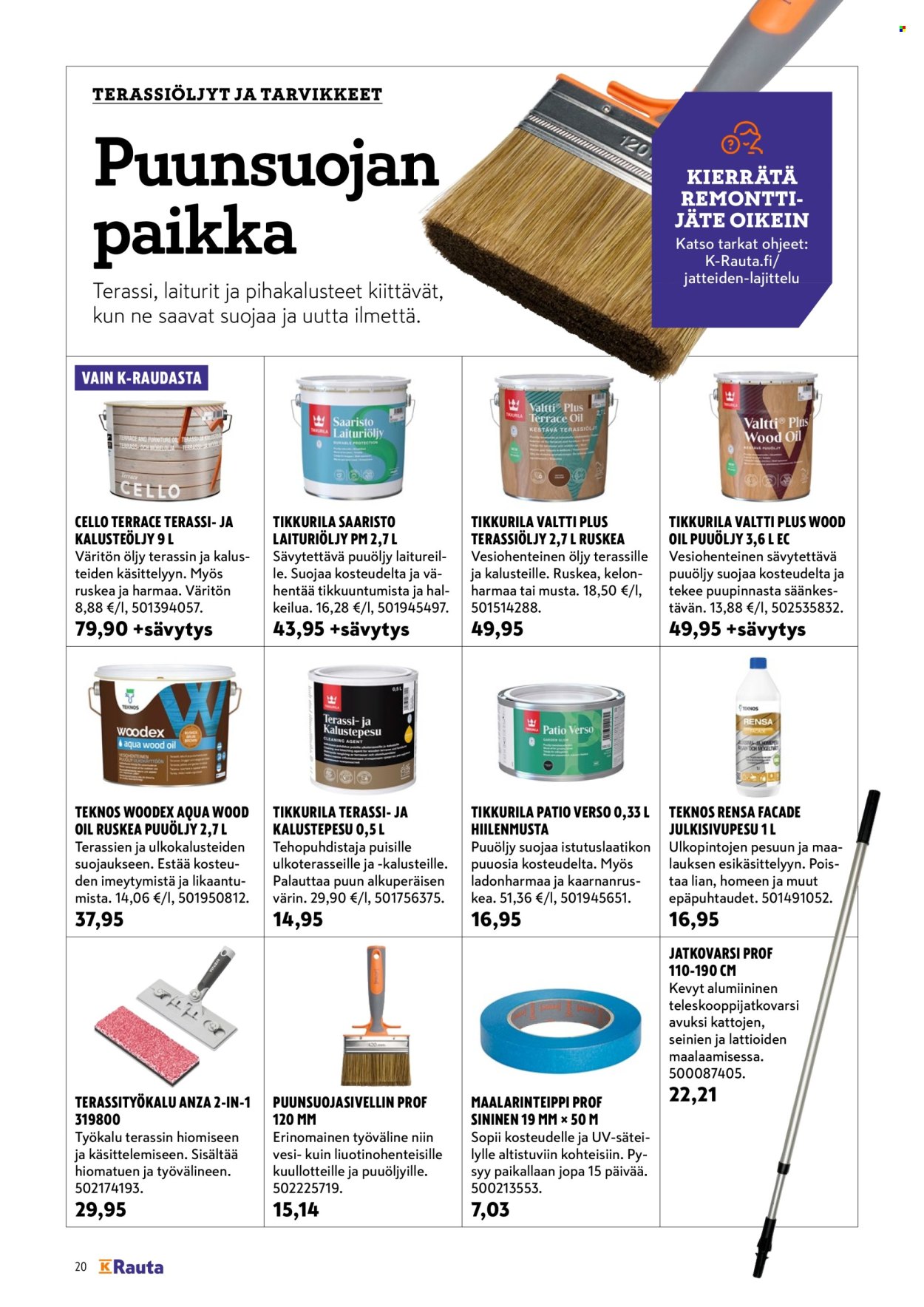 K-Rauta tarjoukset. Sivu 1