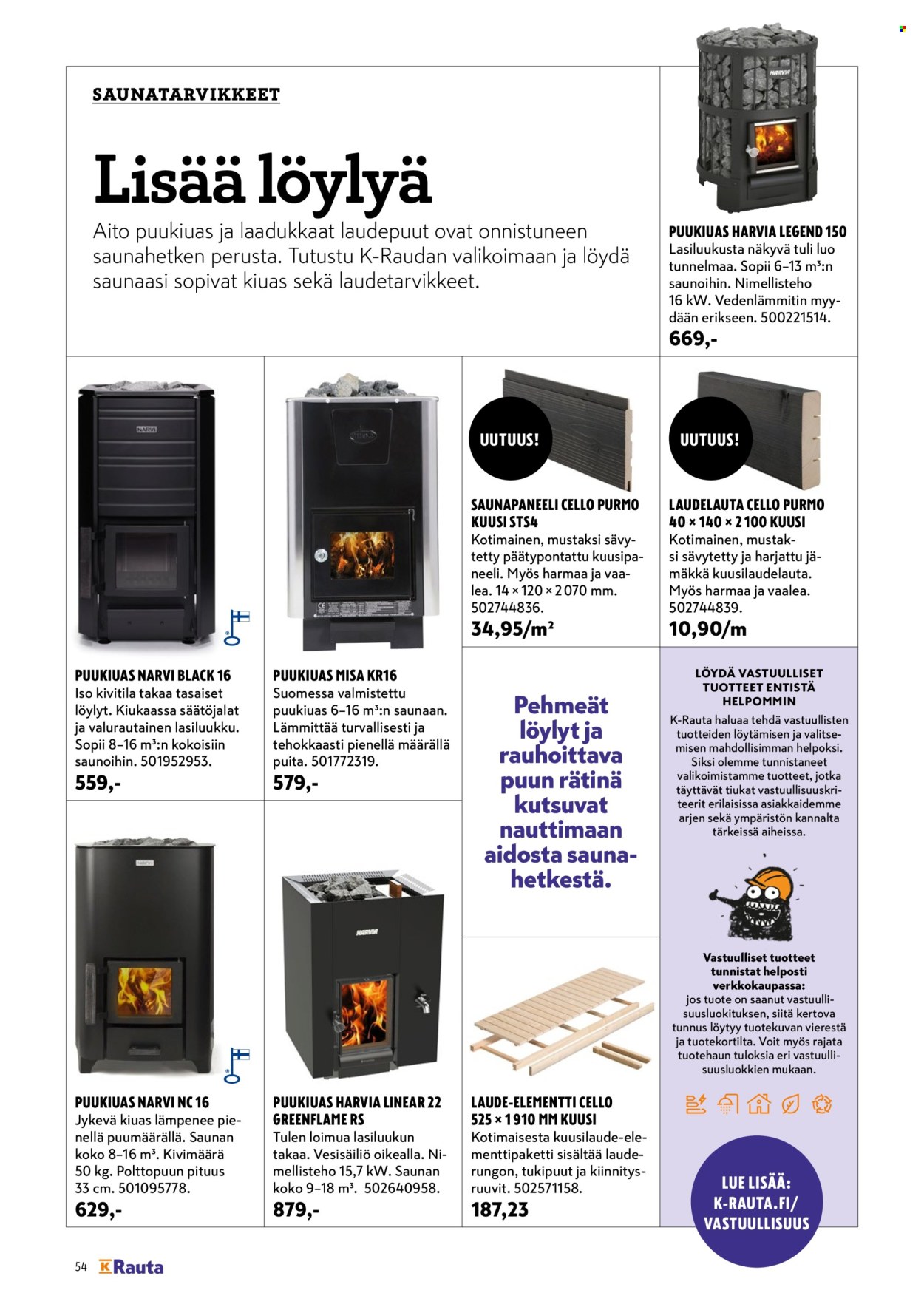K-Rauta tarjoukset. Sivu 1