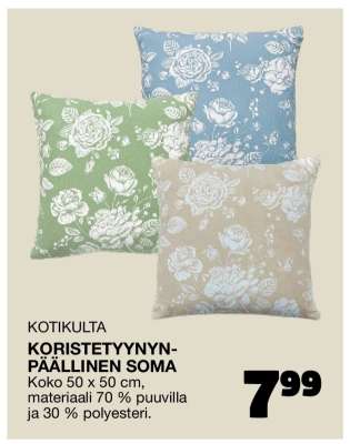 KOTIKULTA KORISTETYYNYNPÄÄLLINEN SOMA