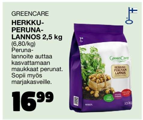GREEMCARE HERKKU-PERUNA-LANNOS 2,5 kg