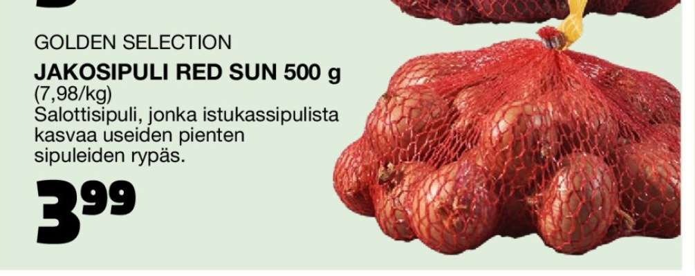 JAKOSIPULI RED SUN 500 g