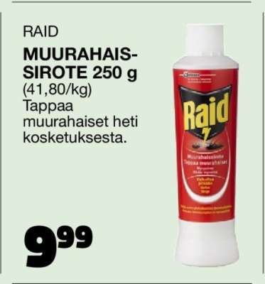 RAID MUURAHAISSIROTE 250 g