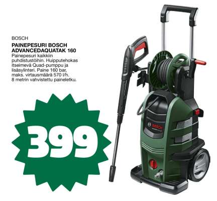 Painepesuri Bosch AdvancedAquatak 160