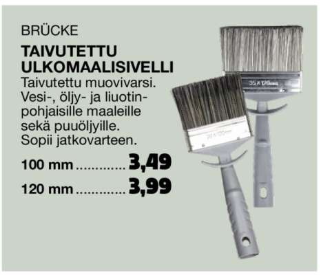 BRÜCKE TAIVUTETTU ULKOMAALISIVELLI