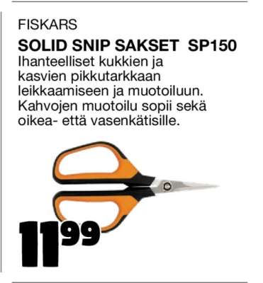 FISKARS SOLID SNIP SAKSET SP150