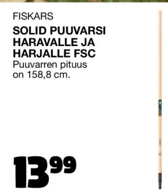 Fiskars Solid Puuvarsi