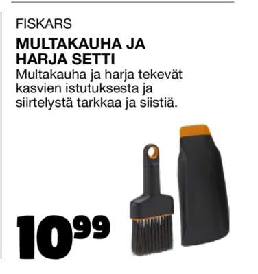 Fiskars Multakauha ja Harja Setti