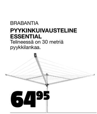 BRABANTIA Pyykinkuivausteline Essential