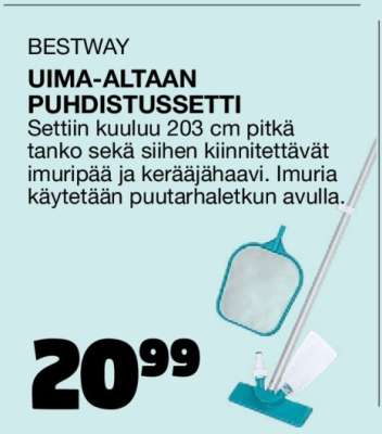 Bestway Uima-altaan Puhdistussetti