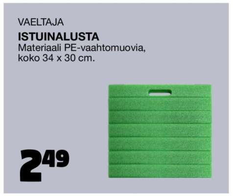 Vaeltaja Istuinalusta