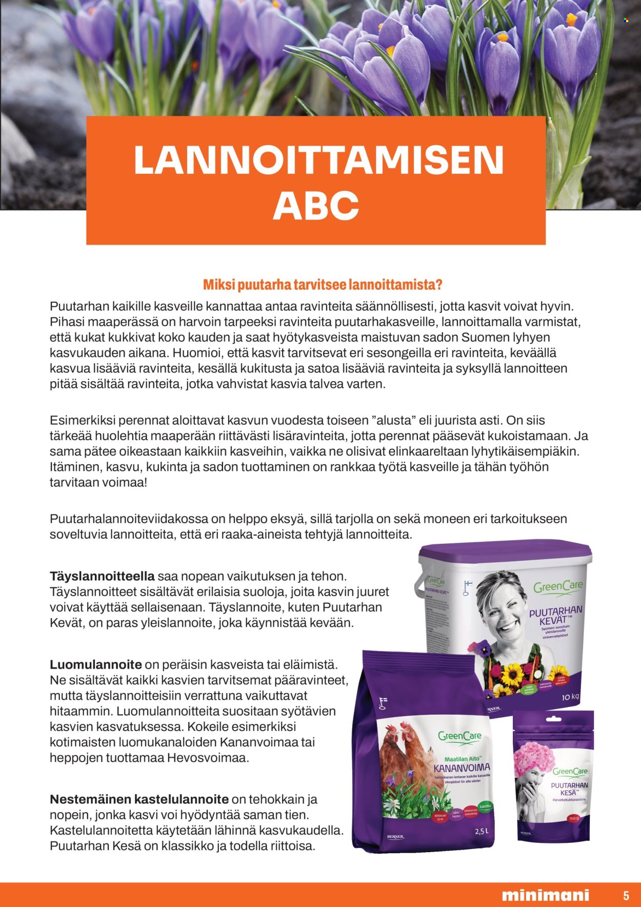 Minimani tarjoukset. Sivu 5