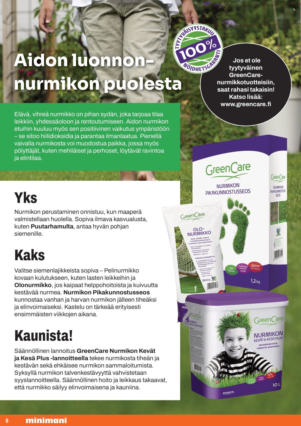 Minimani tarjoukset. Sivu 8