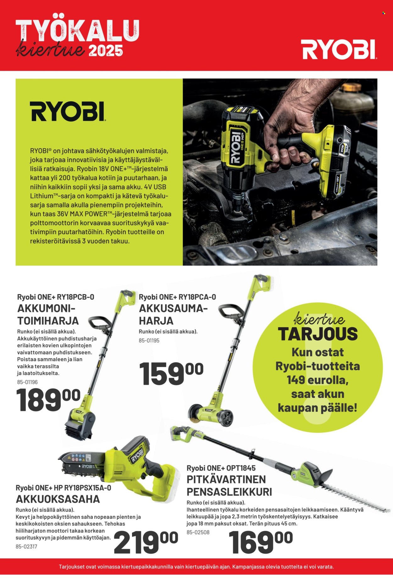 Motonet tarjoukset - 24.04.2025 - 18.06.2025. Sivu 1