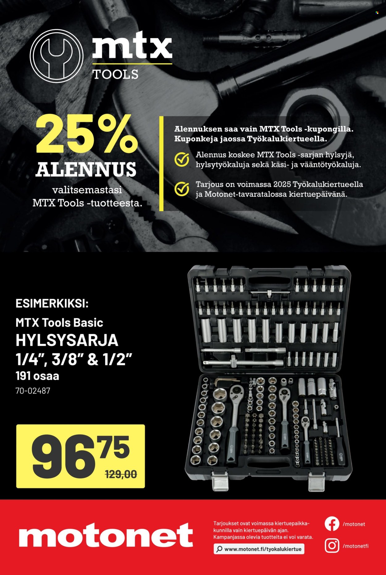 Motonet tarjoukset - 24.04.2025 - 18.06.2025. Sivu 1