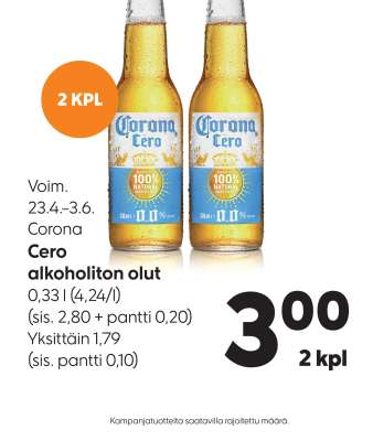 Corona Cero alkoholiton olut