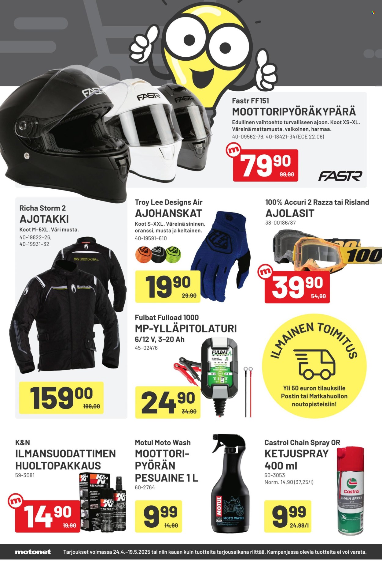 Motonet tarjoukset - 24.04.2025 - 19.05.2025. Sivu 1
