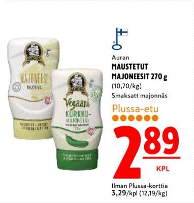 Auran MAUSTETUT MAJONEESIT 270 g