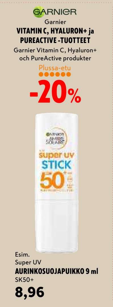 Super UV AURINKOSUOJAPUIKKO 9 ml SK50+