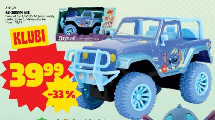 STITCH RC-JEEPPI 1:16