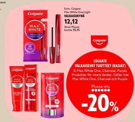 Colgate Max White Overnight VALKAISUKYNÄ