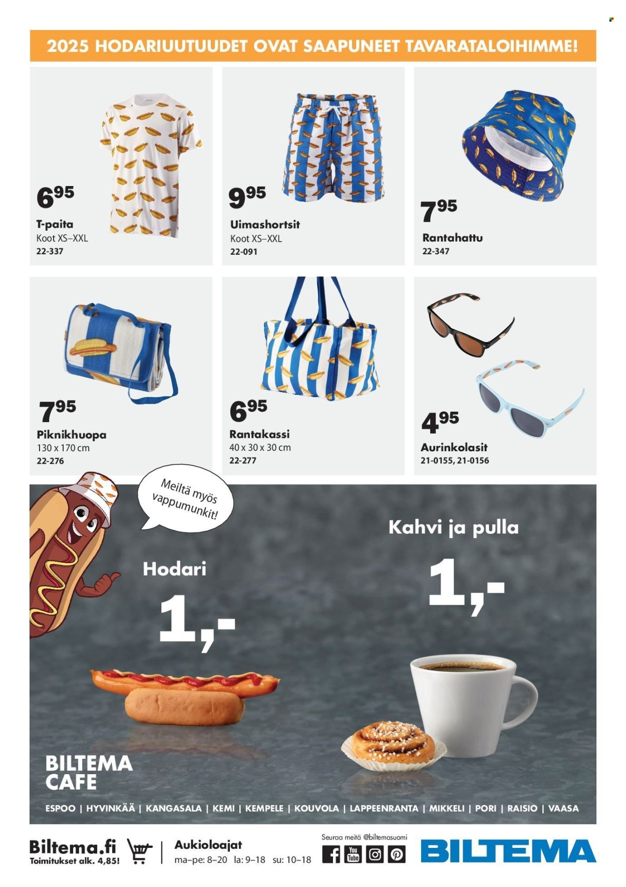 Biltema tarjoukset. Sivu 1
