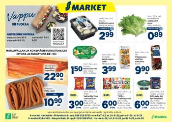 S-market tarjoukset  - 25.04.2025 - 04.05.2025.