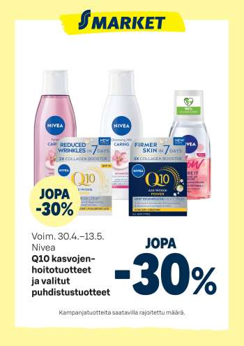 S-market tarjoukset  - 30.04.2025 - 13.05.2025.