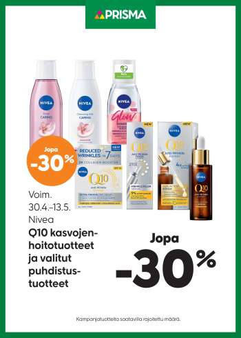 Prisma tarjoukset  - 30.04.2025 - 13.05.2025.