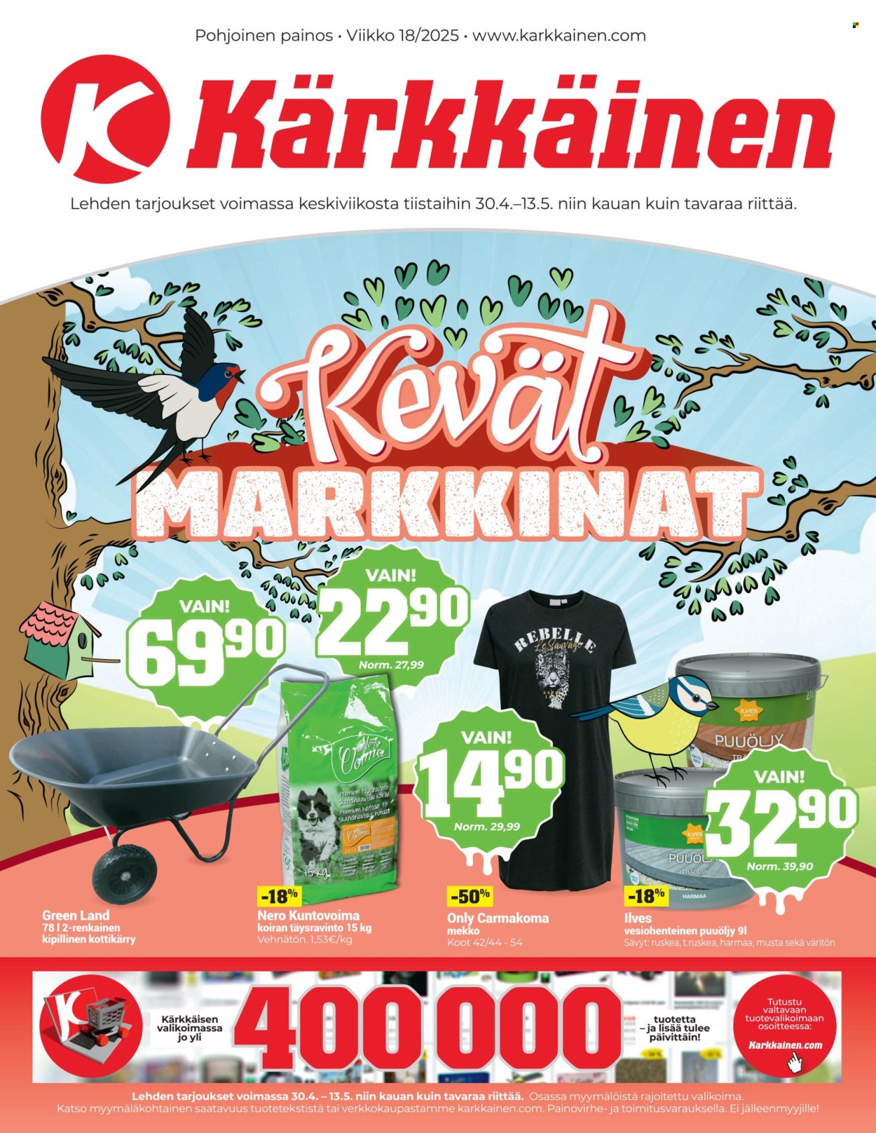 Kärkkäinen tarjoukset - 30.04.2025 - 13.05.2025. Sivu 1