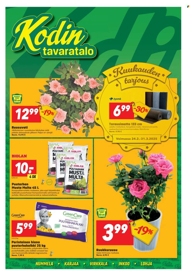 Kodintavaratalo tarjoukset  - 05.05.2025 - 14.05.2025.
