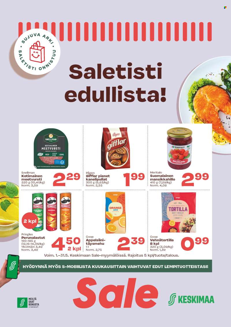 Sale tarjoukset  - 01.05.2025 - 31.05.2025.