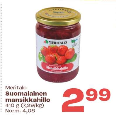 Meritalo Suomalainen mansikkahillo